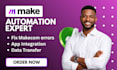 fix make com, made com, setup make com automation, make automation, make expert