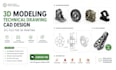 do 3d modeling, technical drawing cad design, stl file for 3d printing