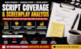 provide professional screenplay coverage and script analysis