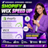 fix slow shopify store , boost wix  website speed , shopify performance