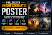 create a custom cinematic poster using ai