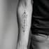 create a geometric tattoo design