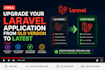 upgrade your laravel website version and fix bugs