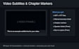 create accurate subtitles and youtube chapters for your video