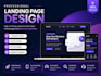 design creative and innovative landing page or website