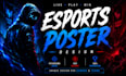 design modern esports or gaming poster