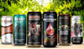 design beer label, beer, energy drink, cola packaging