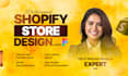 design a premium shopify store with stunning UI UX