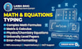 do professional math and equations typing in ms word