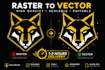 do vector tracing or convert to vector quickly