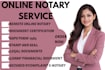 notarize usps 1583 document, do public notarization US, UK legal document as poa