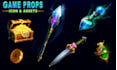 design 2d game assets, props and UI design