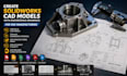 create solidworks cad models with engineering drawings for cnc manufacturing