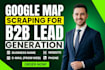 do google map scraping, b2b lead generation, email list building