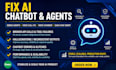 fix ai voice call ai chatbot debug ai voice changer saas chat agent linux window