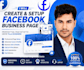 setup a professional facebook page for business or brand