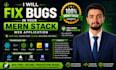 fix bugs in your mern stack web application