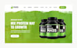 design supplement website health supplement supplement shopify store