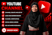create and set up youtube channel