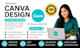 design professional social media posts and canva templates amor