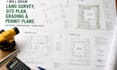 draw land survey, site plan, grading and permit plans