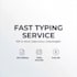 do fast typing, PDF to word, data entry with accurate in 24h