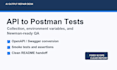 create postman API tests from your openapi docs