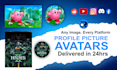 make any image into a profile picture