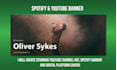 design professional spotify and youtube banners
