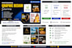 social media post and logo design