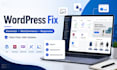 fix wordpress, elementor, and woocommerce issues quickly
