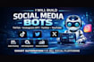 develop social media bot instagram bot youtube bot twitter bot tiktok bot