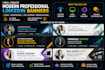 create modern professional linkedin banners