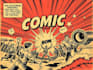 create vintage retro comic book illustration style