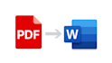 convert PDF to word, excel, or word, excel to PDF with perfect formatting