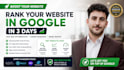rank your website in google in 3 days