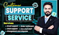 provide customer service via live chat and email support