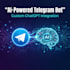 build a custom ai telegram bot with chatgpt integration
