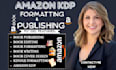 format fix KDP errors design interior and publish your book on amazon KDP