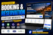create a modern booking and reservation website