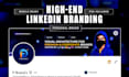 design professional linkedin banner and twitter header