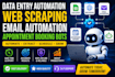 do data entry automation web scraping email automation appointment booking bots