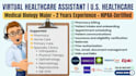 be your US medical clinic virtual assistant