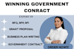 find rfp, rfi, government contract, bid proposal, naics,