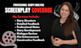 provide professional screenplay coverage, script feedback and script analysis
