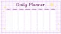 give you cute editable daily planner PDF