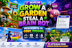 develop grow a garden steal a brain rot with scripts, ui, obby, tycoon