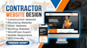 build contractor, construction, plumbing, hvac, roofing website