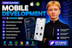 develop a custom mobile app for ios and android