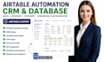 build airtable automation softr airtable apps CRM database design integration